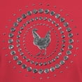 thumbnail image 3 of CafePress - Chicken Chrome Studs Dark T Shirt - Men's Classic Graphic Cotton T-Shirt, 3 of 4