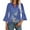 Blue, variant on Womens Tops 3/4 Length Sleeve Womens Tops V Neck Spring Shirts 2025 Petal Bell Sleeve Plus Size Boho Ethnic Style Tee Shirts Womens Summer Tops Tops for Women Trendy Blue 3XL