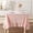 Blush-70" x 52" (Rectangular), variant on Black White Plaid Gingham Ruffled Table Cloth For Round End Nightstand Washed Cotton Classic Farmhouse Checker Vintage Decorative Tablecloth - Dia.51