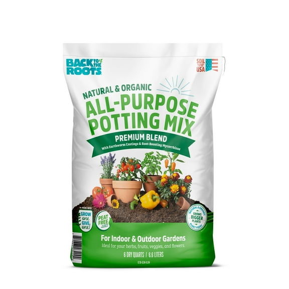 Back to the Roots Natural & Organic All-Purpose Potting Mix