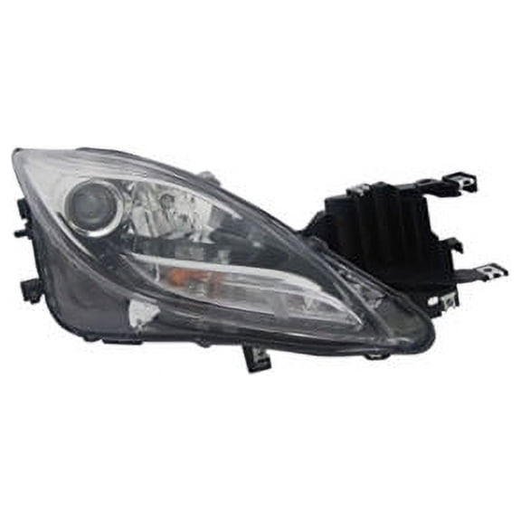 Right Passenger Side Halogen Headlight Assembly - Compatible with 2011 - 2013 Mazda 6 2012