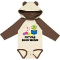 thumbnail image 3 of Inktastic Future Bookworm Boys or Girls Long Sleeve Baby Bodysuit, 3 of 5