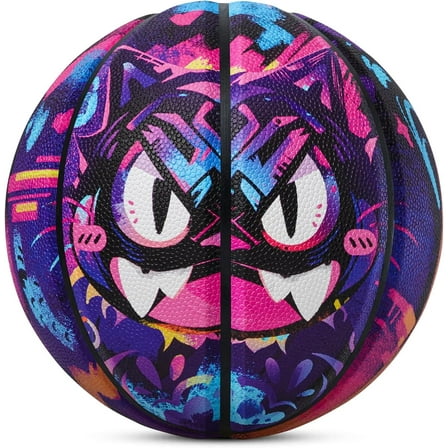 Kuangmi Unique Street Basketball, Men's Official Size 7 29.5 Inches, Suitable for Outdoor and Iindoor Basketball Games