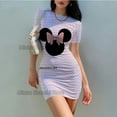 thumbnail image 5 of Vestido ajustado de manga corta para mujer, conjunto bonito y Sexy, trajes a la moda para mujer, trajes sexys para mujer de minnie mouse 2024, 5 of 5
