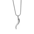 thumbnail image 1 of Colgante de cuerno italiano para hombres y mujeres, joyería protectora de acero inoxidable/talismán amuleto de la suerte JAMW Sencillez, 1 of 4