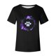thumbnail image 4 of Liamobondopolis - Camiseta con estampado de pata para mujer, camisetas de manga corta con estampado de pata para mamá de perro, 4 of 5