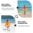 thumbnail image 2 of Miangastore 3pcs Fruit Design Swim Rings Inflatable Swimming Rings Children's Pool Supplies, 2 of 8