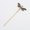 Glazed Dragonfly Hairpin Blue, variant on Vintage Minimalist Fairy Glaze Hairpin with a Stylish Copper Rod, Perfect for Everyday Hairstyles And Traditional Costume Additions
