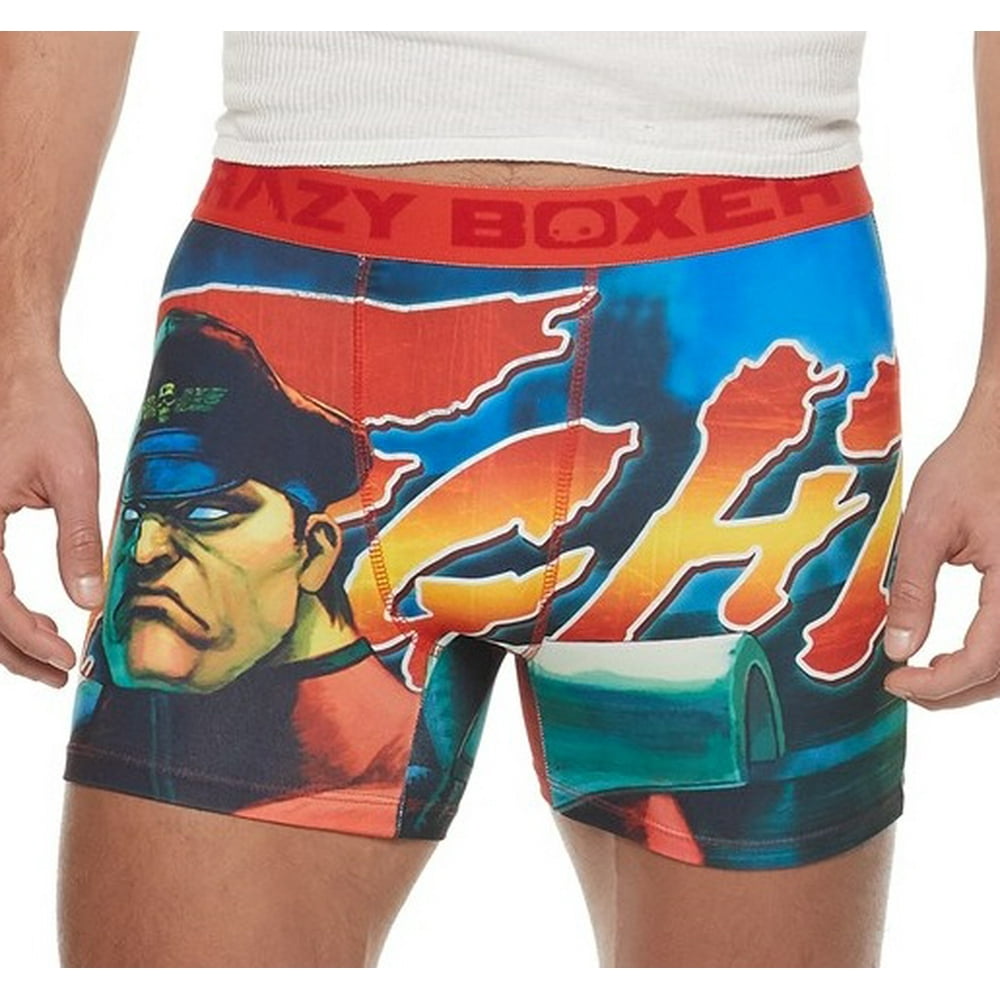Crazy Boxer CRAZY BOXER MEN UNDERWEAR BOXER BRIEF LARGE STREET FIGHTER