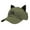 Green, variant on Women's Cute Baseball Cap with 3D Cat Ear Design Trendy Color Block Design Outdoor Sun Hat Lightweight Breathable Versatile Casual Hat Beige One Size