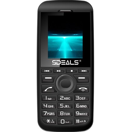 New Sdeals SD200 Unlocked GSM QuadBand Dual-SIM Cell Phone w/ Camera and Led Light, 600mAh Battery,,Bluetooth, FM Radio MP3/MP4 Retail Packaging