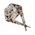 thumbnail image 5 of Fun Halloween Working Cap Scrub Cap with Sweatband Adjustable Unisex Men Women Tie Back Hat Nurse Surgical Caps, 5 of 5