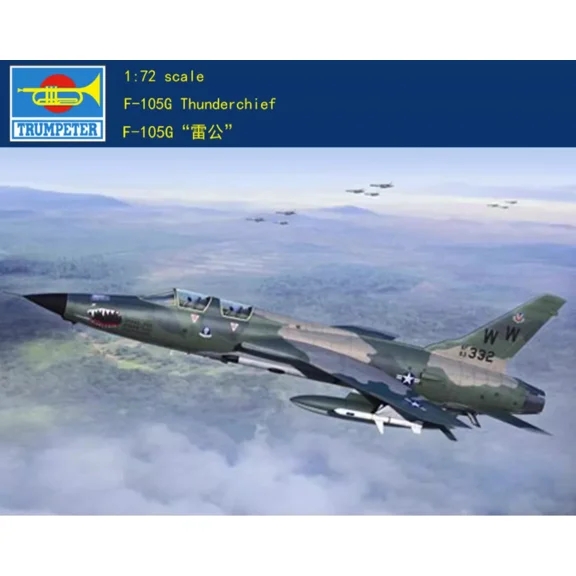 Trumpeter 1/72 01618 F-105G Thunderchief