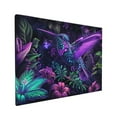 thumbnail image 3 of 12x16 inch Canvas Frameless Hang Picture Colorful Bird & Flowers,Cafes,Kitchen,Campus Corridors,School Garden Decor Painting,Gifts For Bird & Flower Lovers,Modern Style Bird & Flowers Poster, 3 of 6