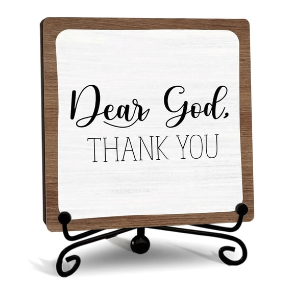 Home Decor, Farmhouse Shelf Table Decor, Christian Office Home Décor Accents For Living Room Mantle Coffee Bar Bookshelf Kitchen Entryway