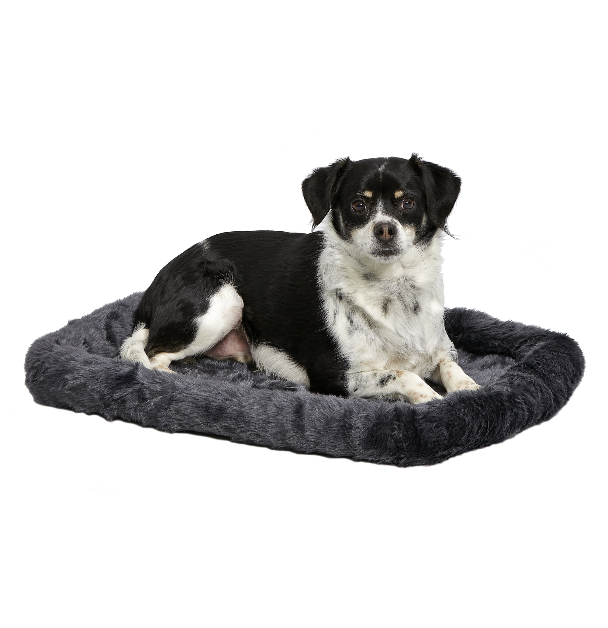 midwest quiet time fleece pet bed and crate mat