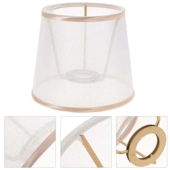 LEORX 1Pcs Cloth Lampshade in Multi Color for Table Lamps with Simple Design 5.5x5.1x3.5in