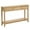 Natural, variant on Tcbosik Contemporary White Console Table with 3 Drawers and Open Shelf, Ideal for Entryway, Living Room, or Hallway Storage, 51.2"L x 11.8"W x 31.9"H