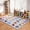 Cartoon Animal Alphabet (Blue), variant on Janvonne Race Track Play Area Rug - Non-Slip Washable Educational Floor Mat for Kids Bedroom Playroom, 4x5ft