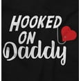 thumbnail image 2 of Hooked on Daddy Love Fisherman Dad Toddler Boy Girl T Shirt Infant Toddler Brisco Brands 12M, 2 of 6