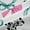 Green Pink Black, variant on Homewish Cartoon Bow Tie Black Out Curtains for Teens Boys Girls,Blue Pink Curtains Pack of 2 (42x63 Each),Cow Print Bedroom Curtains,Breathable Home Decor