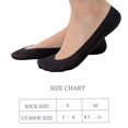 thumbnail image 5 of No Show Socks Women Invisible Low Cut Socks ladies Nylon Footies Thin Non Slip Boat Sneaker Flat liner 4/6 pairs WJB, 5 of 7