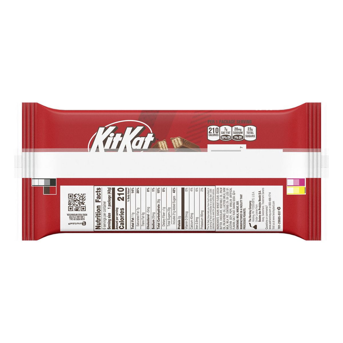 Kit Kat Milk Chocolate Wafer Candy Bars - 9oz/6ct - Pack of 2
