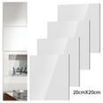 thumbnail image 2 of 4/8Pcs Acrylic Mirrors Set Self Adhesive Mirror Tiles 2mm Thick Flexible Unbreakable Mirror Sticker Square Mirror Wall Stickers, 2 of 9