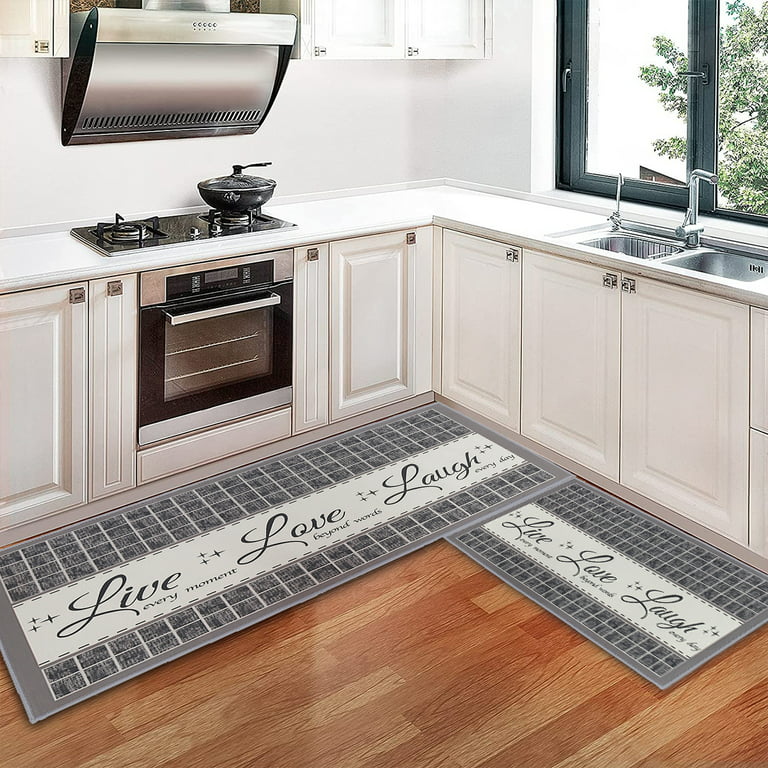  Kitchen Mat Rug for Floor,Kitchen Floor Mats 2PCS