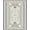 Grey Ivory, Pattern 4, variant on ODIKA Round Circle Checkered Disc Boho Teepee Motif Dotted Border Reading Non-Slip Low Profile for Guest Room, Lounge, Apartment