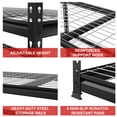 thumbnail image 5 of WORKPRO 4000 lbs 5-Tier Metal Shelving Unit, 72”H x 48”W x 24”D, Heavy Duty Adjustable Storage Rack, for Garage, Basement, Warehouse, Workshop, 5 of 9