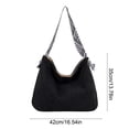 thumbnail image 3 of Bolso de hombro de terciopelo de mujer – Bolso ligero de gran capacidad para el trabajo, viajes y uso diario, 3 of 6