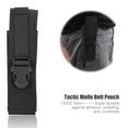thumbnail image 4 of Tactic Portable Utility Outdoor Military Tactic Molle Belt Pouch Flashlight Storage BagBlack, 4 of 7