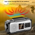 thumbnail image 2 of Radio de emergencia AM/FM/WB/NOAA Radio multifuncional para acampar al aire libre Senderismo FLhrweasw Nuevo, 2 of 7