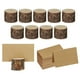 thumbnail image 1 of MDF Madera 10 Cm Números de Mesa Base Set Boda Fiesta de Cumpleaños Francés , Marrón B, 3,7x3,1 cm, 1 of 9