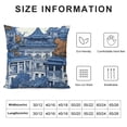 thumbnail image 5 of Nawypu  Throw Pillow Covers Blue and White Chinoiserie Porcelain Inspiration Gorgeous Fashion Home Sofa Cushion Cover Throw Pillowcase Gift for Couch Indoor Bed, 5 of 5