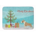thumbnail image 1 of Carolines Treasures CK3528RUG Fawn & White Bull Terrier Christmas Tree Machine Washable Memory Foam Mat, 1 of 4