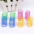 thumbnail image 4 of Leyfeng Spring Cat Toys, Cat Coil Springs, 4 Piece Cat Creative Toys, Killing Time Interactive Cat Toys, Durable Heavy Duty Plastic Springs for Slapping, Biting, Hunting, Kitten Toys, 4 of 6