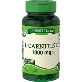 natural wealth l carnitine Nature's Truth, Capsules, 60ct, Non-GMO, Gluten Free Supplement L-Carnitine – NRoute