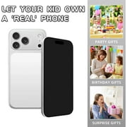 Fake Phone Dummy PropPhone, BlackScreen Decoy PhonePear PhoneNon-Working Phone17Air 17Pro Max, DisplayPhone Look Like Real Phonepro max 17 (17ProMax,White,Black Screen) Prop Mobile Phone