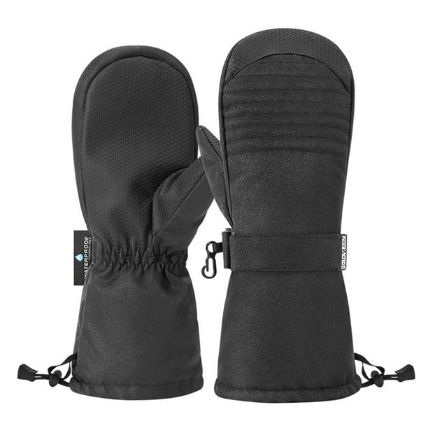 Eigraketly Guantes de invierno Dulce regalo Resiliencia Mitones para exteriores Suministros de ciclismo ajustables Equipo deportivo Ropa de ciclismo Ciclismo SK08/Negro/L Eigraketly OD025879-16