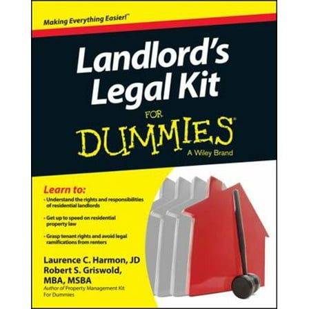 Pre-Owned Landlord's Legal Kit for Dummies (Paperback) 1118775198 9781118775196