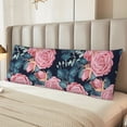 thumbnail image 5 of Naloa Rose Flowers Super Soft 20x60 Body Pillow Case,Long Side Hidden Zipper（PILLOWS ARE NOT INCLUDED）, 5 of 6