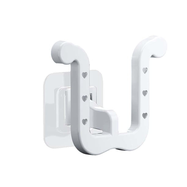 Yhmxh Organizadores y almacenamiento Organizador de zapatillas para colgar en la pared, sin taladrar, autoadhesivo, para puerta, armario, baño y cocina. Almacenamiento de ducha