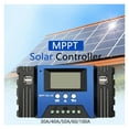 thumbnail image 2 of 100A/60A/50A/40A/30A 12V/24V Auto Solar Charge Controller MPPT Controllers LCD Dual USB Output Solar Panel PV Regulator ,Excellent Performance and Stability, 2 of 5