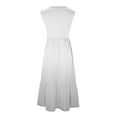 thumbnail image 5 of 2025 Long Spaghetti Strap Maxi Dresses for Women Summer,Sleeveless Gradient Maxi Dresses for Plus Size Women,Casual Round Neck Beach Sundresses Swing Dress,Women Flowy Tiered Maxi Beach Dress, 5 of 5