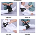 thumbnail image 3 of leyfeng Eslinga de enfermería de transferencia de cama acolchada de 31,5 pulgadas para pacientes, ayudas de elevación de seguridad para ancianos cama para el hogar, 3 of 7