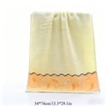 thumbnail image 4 of Aoznliie Bath Towel,Quick-drying Cotton Bath Towels,14x 30 in Soft & Absorbent Bath Towels for Bathroom Hotel Gyms,Beige, 4 of 8
