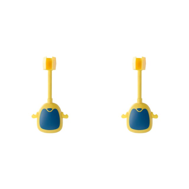 Advancent 1 Uds. Soporte de cabezal de ducha giratorio de 360 grados para baño sin perforaciones soporte de montaje de ventosa ajustable soporte de Amarillo 2piezas Advancent CBP083674