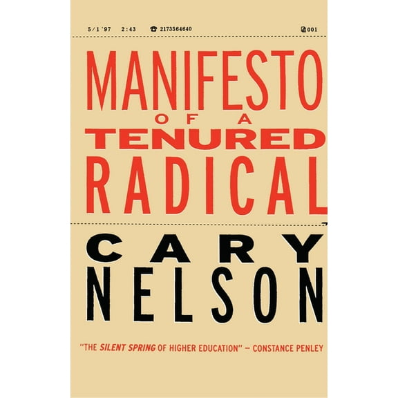 Cultural Front (Paperback) Manifesto of a Tenured Radical, (Paperback)